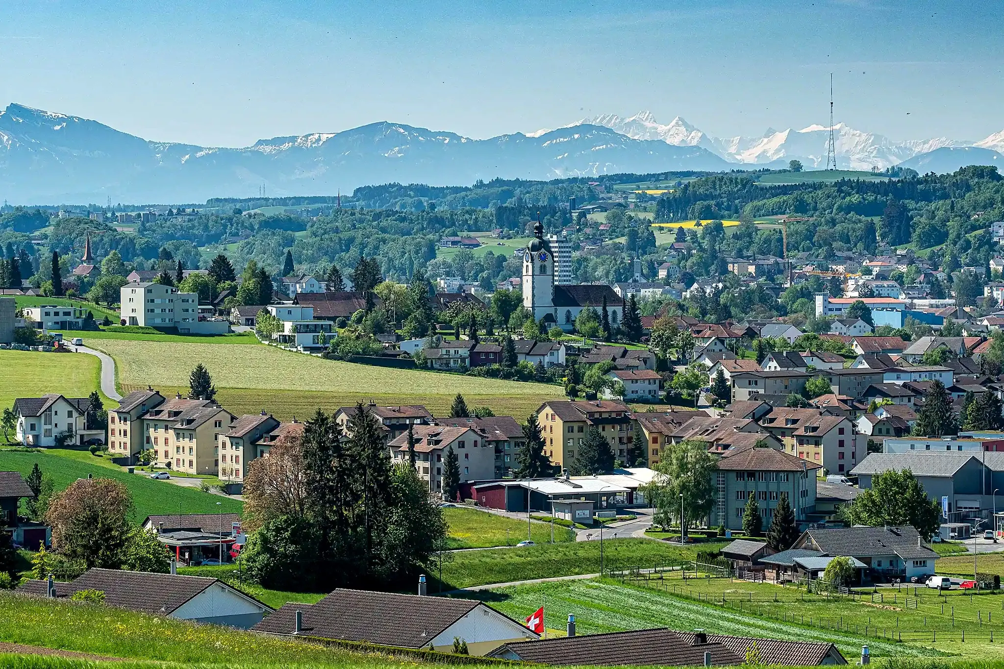 Reinach AG im Kanton Aargau